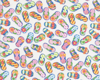 Tecido Autocolante - Chinelo 001