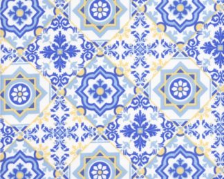 Tecido Autocolante - Azulejo 001