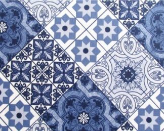 Tecido Autocolante - Azulejo 002