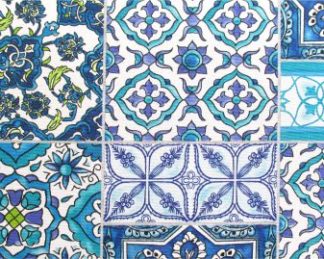 Tecido Autocolante - Azulejo 005