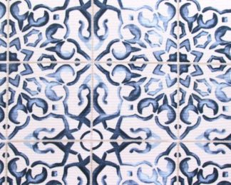 Tecido Autocolante - Azulejo 006