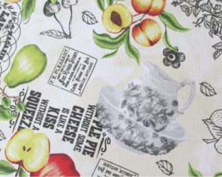 Tecido Autocolante Impermeável - Flor e Fruto 002