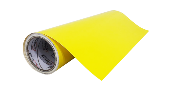 Adesivo Vinil PVC - Amarelo Limão - Semibrilho