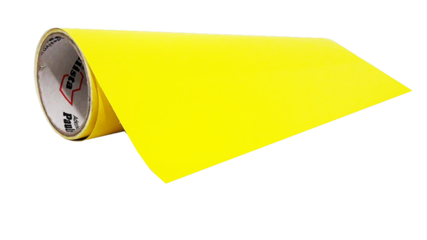 Adesivo Vinil PVC - Amarelo Limão - FOSCO