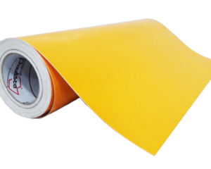 Adesivo Vinil PVC - Amarelo Ouro - Alto Brilho