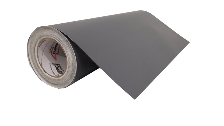 Adesivo Vinil PVC - Cinza Escuro - FOSCO