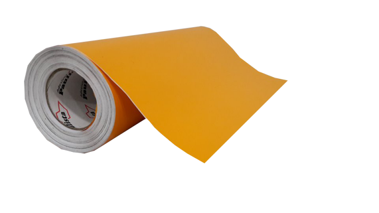 Adesivo Vinil PVC - Laranja - FOSCO