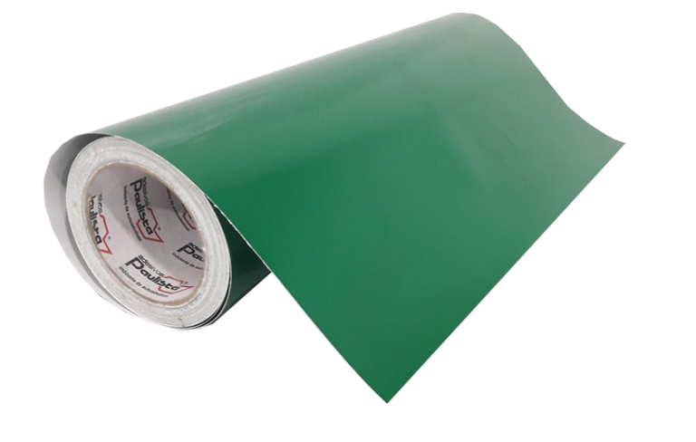 Adesivo Vinil PVC - Verde Bandeira - Alto Brilho