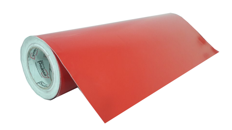 Adesivo Vinil PVC - Vermelho Vivo - Fosco