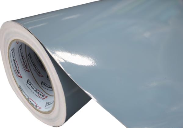 Adesivo Vinil PVC - Cinza Turquesa - Alto Brilho