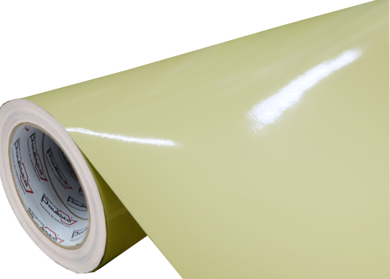 Adesivo Vinil PVC - Creme - Alto Brilho