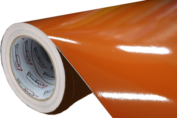 Adesivo Vinil PVC - Marrom Glacê - Alto Brilho