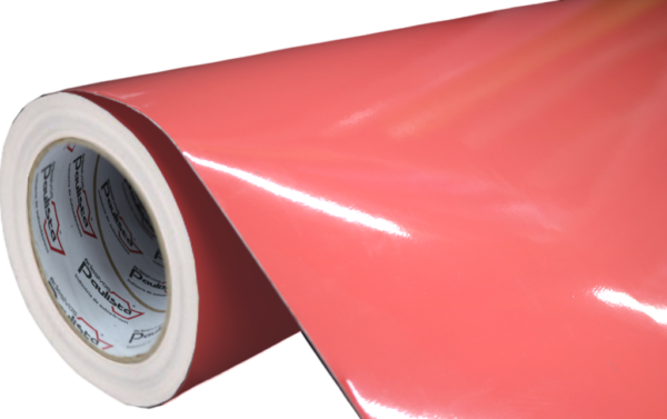 Adesivo Vinil PVC - Salmão - Alto Brilho