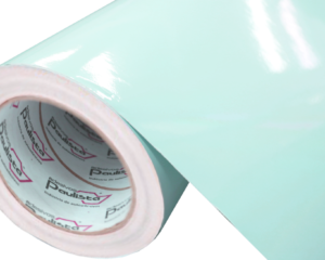 Adesivo Vinil PVC - Azul Bebê - Alto Brilho