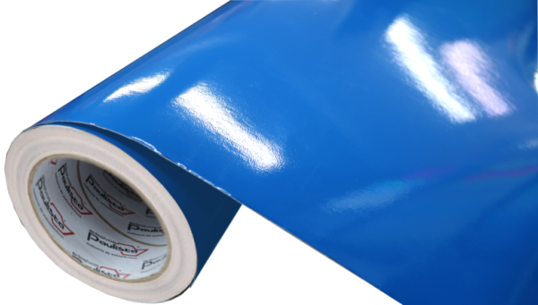 Adesivo Vinil PVC - Azul Boreal - Alto Brilho