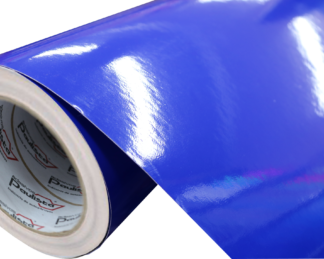 Adesivo Vinil PVC - Azul Cobalto- Alto Brilho