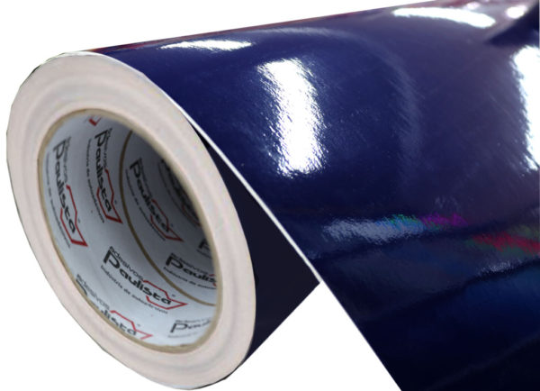Adesivo Vinil PVC - Azul Galáxia - Alto Brilho
