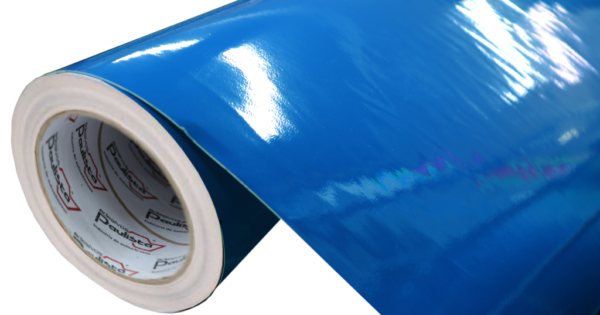 Adesivo Vinil PVC - Azul Pantanal- Alto Brilho