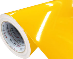 Adesivo Vinil PVC - Açafrão - Alto Brilho