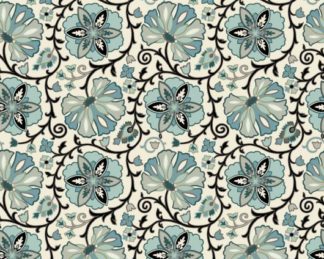 Tecido Autocolante Jacquard - Asli Preto
