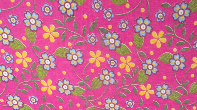 Tecido Autocolante Cretone - Flor e Fruto 02