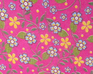 Tecido Autocolante Cretone - Flor e Fruto 02