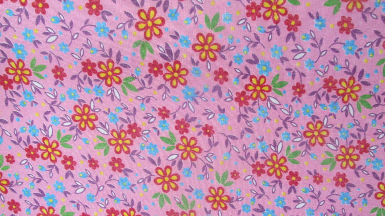 Tecido Autocolante Cretone - Flor e Fruto 09