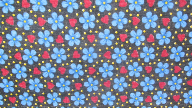 Tecido Autocolante Cretone - Flor e Fruto 19
