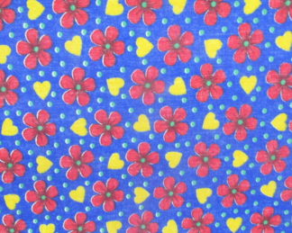 Tecido Autocolante Cretone - Flor e Fruto 20