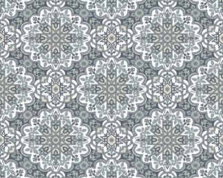 Tecido Autocolante Jacquard - Gorges Azul