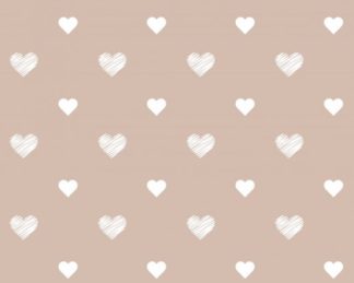TECIDO AUTOCOLANTE IMPERMEÁVEL - Heart Blush