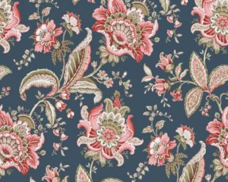 Tecido Autocolante Jacquard - Kiraz Petróleo