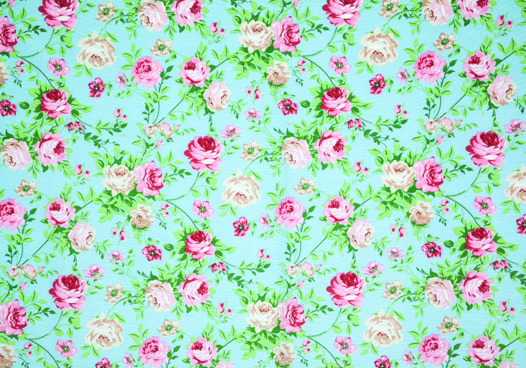 TECIDO AUTOCOLANTE IMPERMEÁVEL - Linho Floral 004