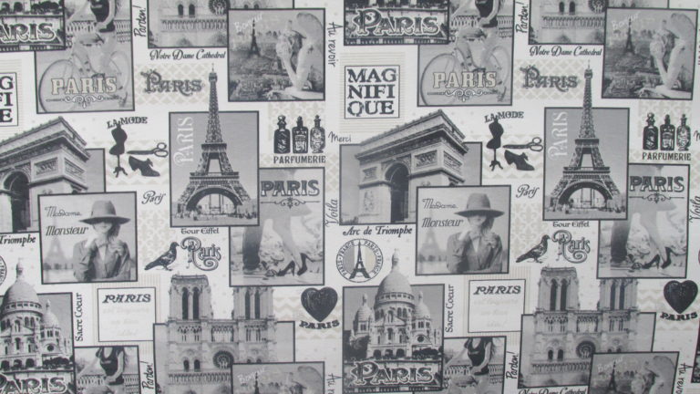 TECIDO AUTOCOLANTE IMPERMEÁVEL - Paris 01