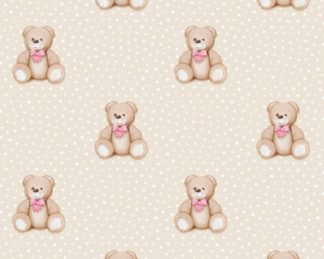 TECIDO AUTOCOLANTE IMPERMEÁVEL - Teddy Rosa