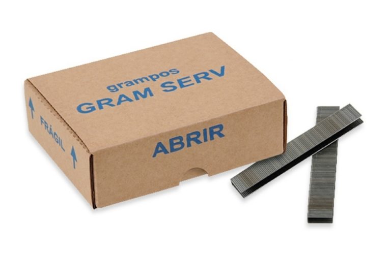 Grampos Gram Serv 80/06 Polido caixa com 19.250 unidades