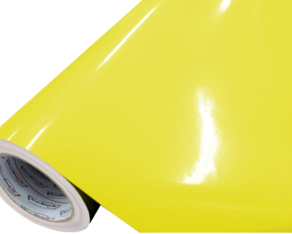 Adesivo Vinil PVC - Fluorescente Amarelo