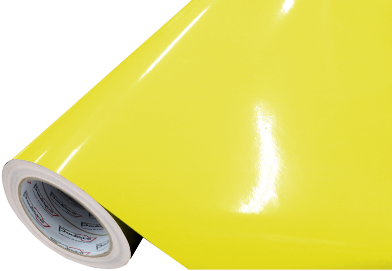 Adesivo Vinil PVC - Fluorescente Amarelo