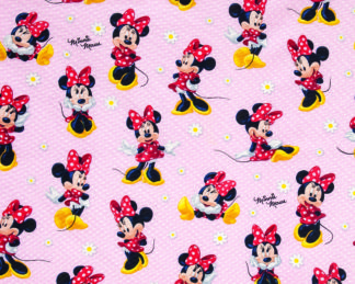 Tecido Autocolante Impermeável - Minnie