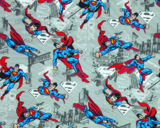 Tecido Autocolante Impermeável - Super Homem