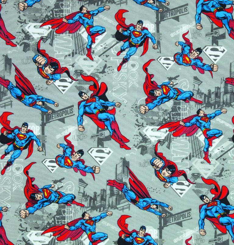 Tecido Autocolante Impermeável - Super Homem