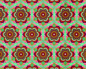Tecido Autocolante - Mandala 02