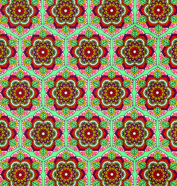 Tecido Autocolante - Mandala 02