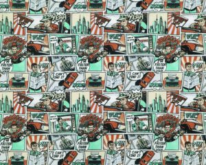 Tecido Autocolante - Vintage 03