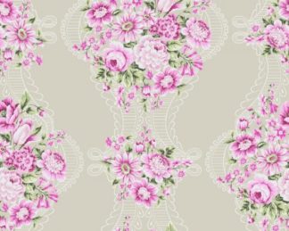 Tecido Autocolante Impermeável - Linho Floral 27