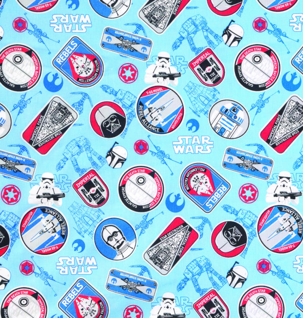 Tecido Autocolante - Star Wars