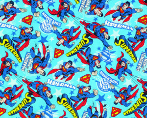 Tecido Autocolante - Super Homem