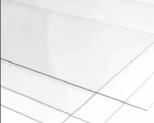 Chapa de PS transparente para proteção